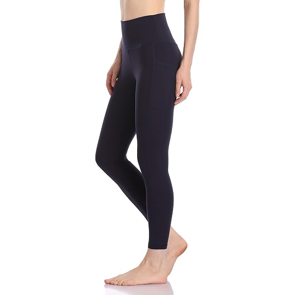 BUBBLELIME High Waist Yoga Pants With Pocket - 4-Way Stretch Workout Leggings For Running & Gym (Medium, 27" Inseam) - View #10