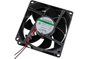 SUNON 24 V DC 1,56 W, 80 x 80 x 25 mm, 69,6 m³/h, 3200 giri/min, 69,6 m³/h, Sunon MF80252V11000UA99