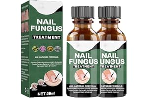 JEEEUN Toenail Fungus Treatment Extra Strength,Nail Fungus Solution,Footfree Antifungal ， Fingernail & Toenail Solution - Fix & Renew Damaged Nail, Broken, Cracked & Discolored Nails (2PCS)