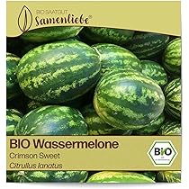 10 Sorten Melonen & Wassermelonen Samen Set - Sugar Baby, Crimson Sweet, Honigmelone