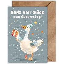 Geburtstagskarte Mit Walross & Witzigem Spruch – DIN A6, 300g/m² Papier, Inkl. Kraftpapier-Umschlag