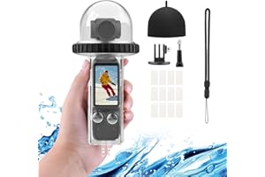 WEWOGA Osmo Pocket 3 40M/131FT sous-Marin Plongée Etui Coquille Coque Compatible pour DJI Osmo Pocket 3 Etanche à l'eau Accessoires
