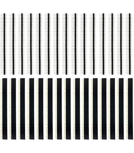 120 Stück 2.54mm Stiftleisten - 40Pin Male Female PCB Steckverbinder
