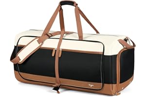 Tonyeee Reisetasche Damen 80L Faltbare Reisetasche Weekender Sporttasche mit Schuhfach, wasserdichte Handgepäck Tasche/Sporttasche/Krankenhaustasche