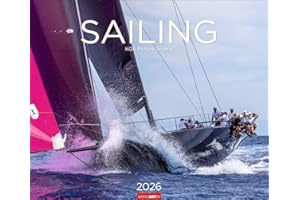 Sailing Kalender 2026: Fotokalender mit beeindruckenden Segelaufnahmen. Jahres-Wandkalender 2026 XL im Querformat. Segel-Fotokalender 55 x 46 cm