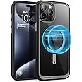 SUPCASE Unicorn Beetle Mag Series Case for iPhone 15 Pro 6.1 inch (2023 Release), Premium Hybrid Protective Clear Case Compatible with MagSafe (Black)