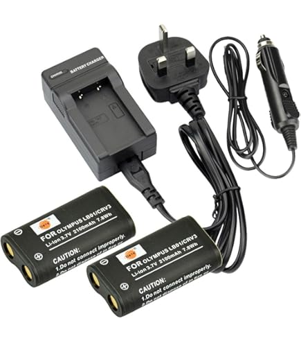2100mAh CR-V3 CR V3 Battery DC Charger For Olympus LB01 CRV3 LB-01 C3000 C3040 40Z C-2100UZ C-211 C-211Z C-3000 C-3030 C-3030Z - 44