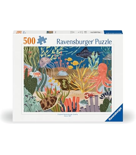 Puzzle Ravensburger 500 Pièces - Chats Sur étagère - 49x36cm - Pour Adultes Et Enfants Dès 12 Ans