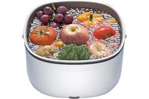 AIYING Machine à Laver Les Fruits et Légumes, Fruits et Légumes sans F, Nettoyeur Fruits et Légumes Ultrasons, Machine à Laver avec Technologie Purification pour Fruits Légumes Vian