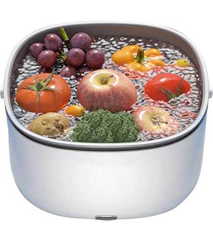Fruit- en Groentereiniger, Draagbare Capsule Fruit- en Groentewasmachine USB Oplaadbaar Draadloos Groentereinigerapparaat, voor Het Reinigen van Fruit, Groenten en Vlees