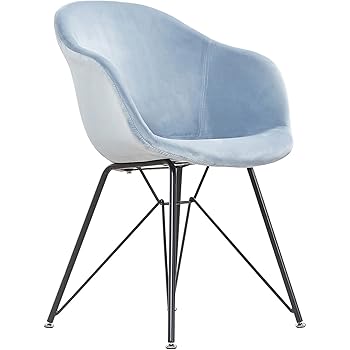 Design Stuhl hellblau SCANDINAVIA MEISTERSTÜCK Buche Gestell mit