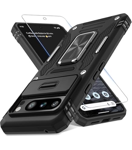 Case Compatible For Google Pixel 8 Pro Hard PC Soft TPU Bracket Dorsal Clip Phone Case Shockproof Anti-Drop ProtectiveCover For Google Pixel 8 Pro - View #12