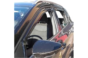 ‎OMAC OMAC Windabweiser Regenabweiser kompatibel mit Seat Arona 2017-2025 Dunkel Acryl 4tlg