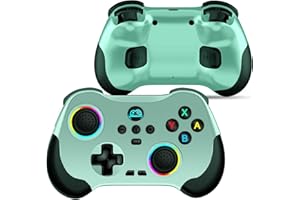 arVin Wireless Gamepad Controller for iPhone/iPad/Android/Tablet/Switch/PS4/PC, with Hall Effect Sensing Joystick/RGB Light/Turbo/Back Key/6-Axis Gyro/Vibration/Streaming/Cloud Gaming/Call of Duty