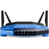Linksys WRT1900ACS Dual-Band Wi-Fi Router mit 1,6-GHZ-Prozessor (1 USB 3.0-Anschluss, 1 eSATA-/USB-2.0-Anschluss, 1 Gigabit-W