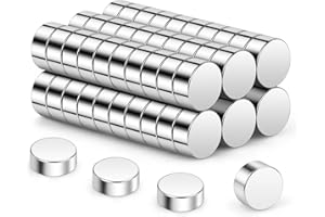 Wukong Mini silne magnesy 8 x 3 mm | 60 szt. małych, ale mocnych magnesów neodymowych do lodówki, biura, drukarki 3D, modelarstwa i majsterkowania