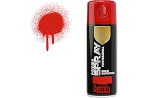 H HANSEL HOME Pintura Spray Rojo Intenso 400 Ml