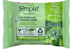 Simple Kind To Eyes Eye Make Up Remover Pads 30 Pieces