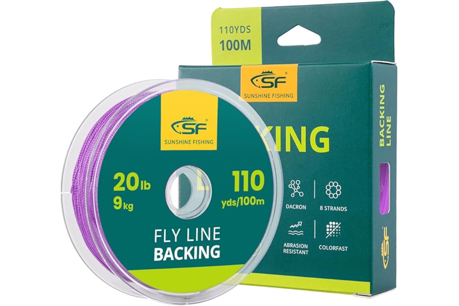 SF Fly Fishing Backing Line Braided Trout Line