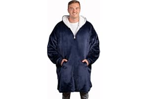 trekki Blanket Hoodie, Oversized Hoodie Blanket, Sherpa & Fleece Wearable Blanket Hoodies for Women & Men, Comfy & Fluffy Hooded Blankets, The Big Softy®