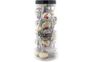 Double Lollies Retro Sweet Shop Jar By The Gourmet Sweet Company
