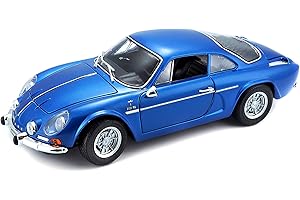 BBURAGO MAISTO FRANCE- Voiture Miniature-Alpine Renault 1600 S Stradale 1971-Echelle 1/18, M31750, Bleu