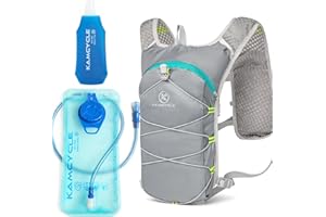 KAMCYCLE Sac d'hydratation Sac à Dos ultraléger pour la Course à Pied, Running Vest Running Femmes Hommes,s Sac à Dos Course à Pied, Marathon, vélo, Jogging, Trailrunning Sac à Dos