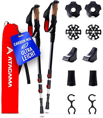 Praktische Wanderstock-Tasche Mit Kordelzug - Leichte Transporttasche Für Trekkingstöcke