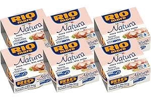 SERENDIB Rio Mare Tuna Natura | Less Water More Taste | 112g | Pack of 6 | No Drain MSC Tuna | Rich in Protein & Taste | 112g x 6 | No. 1 in Italy