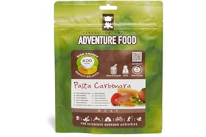 TREKMATES Adventure Food Pasta Carbonara Meal Camping Hiking Food, Grey, One Size