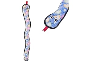 Rosewood Juguete de peluche de lujo de Rope and Squeak Snake para perros de calidad, 69 cm, para todas las razas