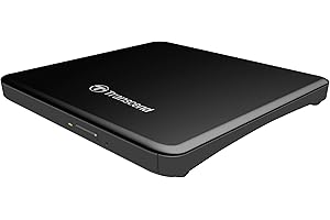 Transcend Extra Slim Portable DVD Writer Black-TS8XDVDS-K