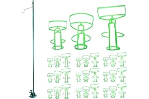 MIS.MOON Höhenverstellba Infusionsständer,1Stücke infusionsbesteck Mit 30 Stücke Aufhänger,Klappbarer InfusionsstäNder,Tragbarer Medizinischer Infusionsset InfusionsbeutelständerFüR Zu Hause/Krankenhaus