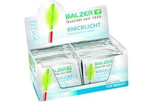 Balzer Lot de 100 bâtons lumineux à craquer pour pêche dans la boîte