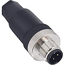 Elecbee M8 3 polig männlicher Steckverbinder, 8 mm 