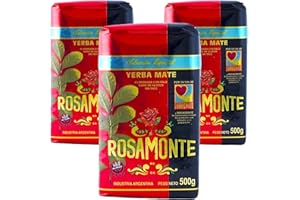 YERBEE Rosamonte Yerba Mate Tee Seleccion Especial 1.5kg (3x500g) - die Reifezeit beträgt 12 bis 24 Monate | Detox und Energie Getränk