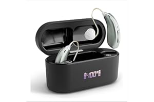 JD HEALTH TECH Hearing Amplifier Clarity Pro for Adults | Bluetooth Micro RIC Rechargeable Ear Device for Enhanced Sound Clarity TV Listening Support