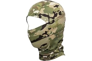 WTACTFUL Kominiarka taktyczna kamuflażowa, maska na twarz, maska narciarska, ochrona przed promieniowaniem UV, maska na twarz motocykla i roweru, balaclavas dla mężczyzn/kobiet