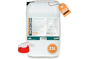 INOX-LIQUIDSYSTEMS INOX® - Effektives Wege Clean Steinreiniger 25L | Intensiv außen | Grünbelagentferner, Algen-, Flechten- & Moosentferner | Reinigt Stein, Beton, Fliesen & Fassaden