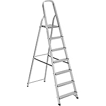 Scala A 3 Gradini In Alluminio Everest - Portata 150kg Per Casa E Fai Da Te - Leggera E Robusta - Foto 8