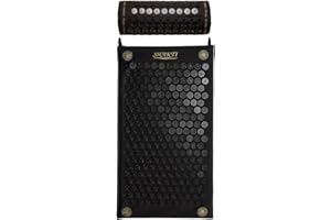 ShaktiMat [L'original depuis 2007] Ensemble Tapis d'Acupression et Coussin d'Acupression pour Relaxation – Soulage la douleur dans le Dos, Cou, Jambes - Améliore circulation sanguine & Sommeil - Noir