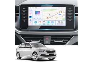 YEE PIN Folia ochronna do nawigacji Skoda Kamiq Skoda Scala 2020-2023 folia ochronna na wyświetlacz GPS, szkło hartowane, ochrona przed zarysowaniami, ochrona przed odciskami palców, akcesoria