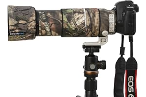 ROLANPRO Copriobiettivo mimetico antipioggia per Canon EF 100-400 mm f4.5-5.6 L is II USM Lens Protective Sleeve-#23 impermeabile