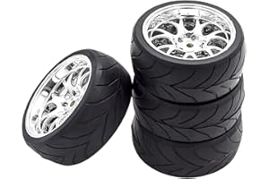 Dickly 1/10 1/14 1/16 1/18 RC Reifen für Wltoys 144001 124018, schwarzer Splitter