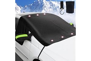 Dulynva Copri Parabrezza Auto Copertura Parabrezza Auto Inverno Telo Parabrezza Antigelo Magnetico Telo Antigelo per Parabrezza, Copri Parabrezza per Auto Inverno