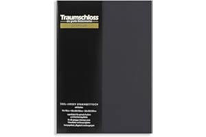 Traumschloss Edel-Jersey Spannbetttuch Premium | Mako Baumwolle mit Elasthan | Hautsympathisch, samtweich & angenehm zur Haut 180-200x200-220 anthrazit