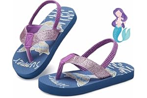 Kinghealth Zehentrenner Kinder Flip Flop Mädchen Jungen Sandalen mit Riemchen für Sommer und Strand