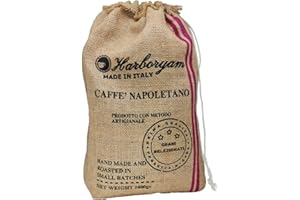 Harboryam coffee beans - Authentic blend Caffè Napoletano 100% Arabica medium roast made in Italy (1kg 1xbag)