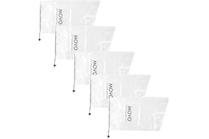Movo (5 Pack) RC1 Clear Rain Cover for DSLR Camera and Lens up to 46cm Long