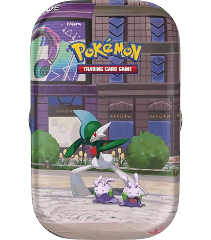 Mini Lata Pokémon – Dachsbun Y Oricorio, Incluye 2 Sobres De Cartas, Pegatinas Y Tarjeta De Arte, Multicolor